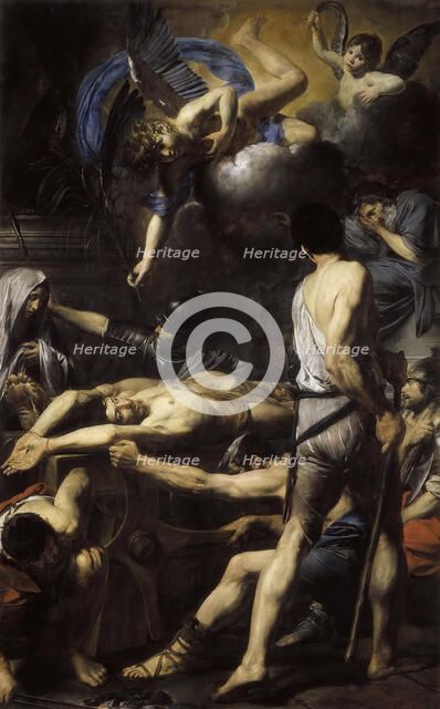 The Martyrdom of Saints Processus and Martinian, 1629. Creator: Valentin de Boullogne (1591-1632).
