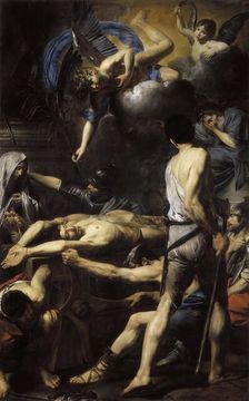 The Martyrdom of Saints Processus and Martinian, 1629. Creator: Valentin de Boullogne (1591-1632)