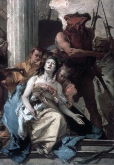 The Martyrdom of St Agatha c1756. Artist: Giovanni Battista Tiepolo