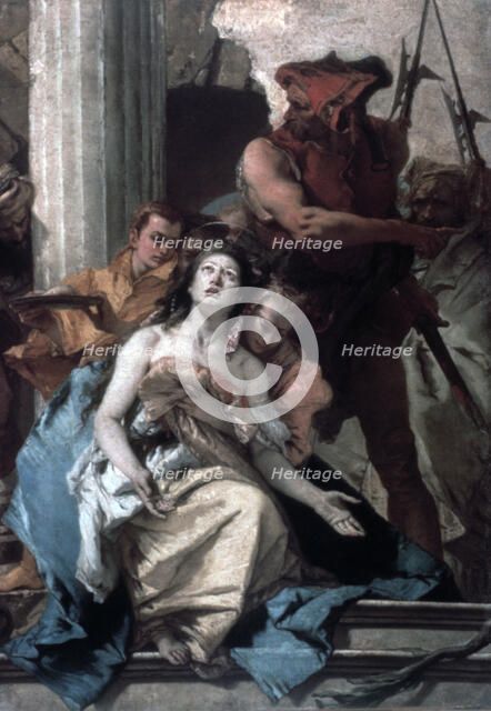 'The Martyrdom of St Agatha', c1756. Artist: Giovanni Battista Tiepolo