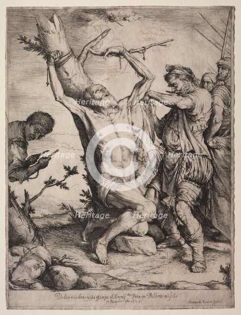 The Martyrdom of St. Bartholomew, 1624. Creator: Jusepe de Ribera (Spanish, 1591-1652).