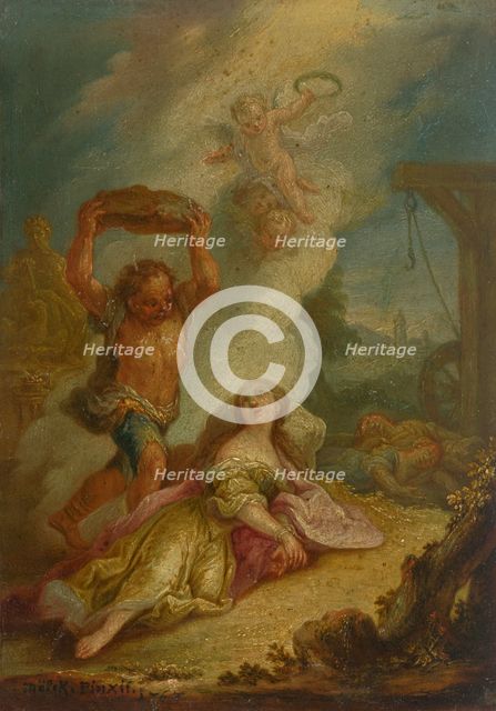 The Martyrdom of St. Catherine, 1767. Creator: Jozef Adam Molck.