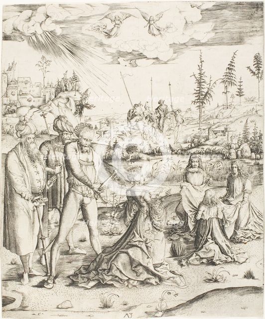 The Martyrdom of St. Catherine, c. 1500. Creator: Master MZ.