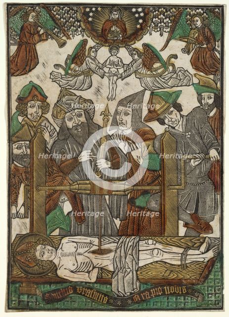 The Martyrdom of St. Erasmus, c. 1480. Creator: Master of the Bergwolken (German).