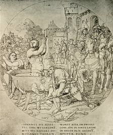 The Martyrdom of St John the Evangelist c17th century, (1908). Creator: Unknown