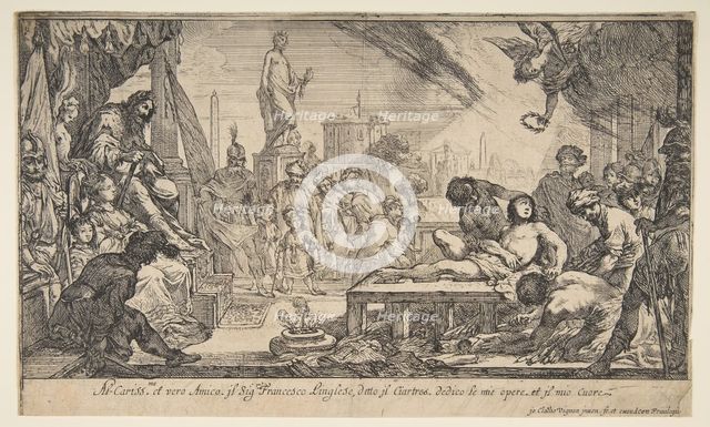 The Martyrdom of St. Lawrence, ca. 1627. Creator: Claude Vignon.
