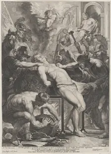 The Martyrdom of St Lawrence, ca. 1640-70. Creator: Attributed to Cornelis Meyssens