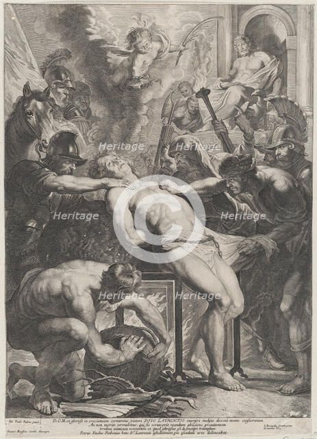 The Martyrdom of St Lawrence, ca. 1640-70. Creator: Attributed to Cornelis Meyssens.
