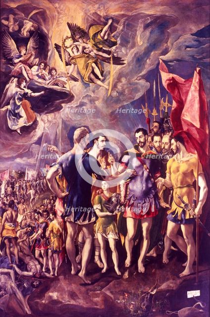 'The Martyrdom of St Maurice', 286 (c1580-1581). Artist: El Greco