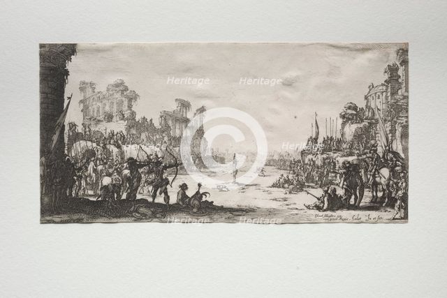 The Martyrdom of St. Sebastian. Creator: Jacques Callot (French, 1592-1635).