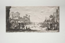 The Martyrdom of St. Sebastian. Creator: Jacques Callot (French, 1592-1635)