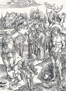 The Martyrdom of St Sebastian c1495 (1906). Artist: Albrecht Durer