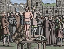 The Martyrdome of Master William Tindall in Flanders by Vilvord Castle 1563, (1947)