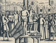 The Martyrdome of Master William Tindall in Flanders by Vilvord Castle 1563, (1947)