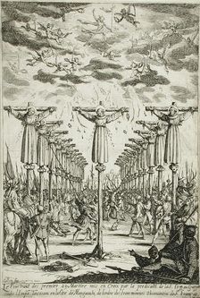 The Martyrs of Japan, 1628. Creator: Jacques Callot
