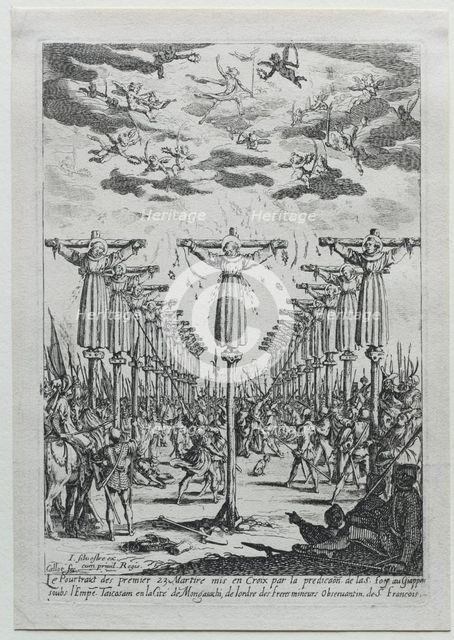 The Martyrs of Japan. Creator: Jacques Callot (French, 1592-1635).