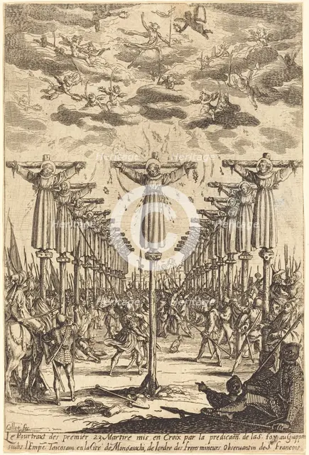 The Martyrs of Japan, c. 1627/1628. Creator: Jacques Callot.