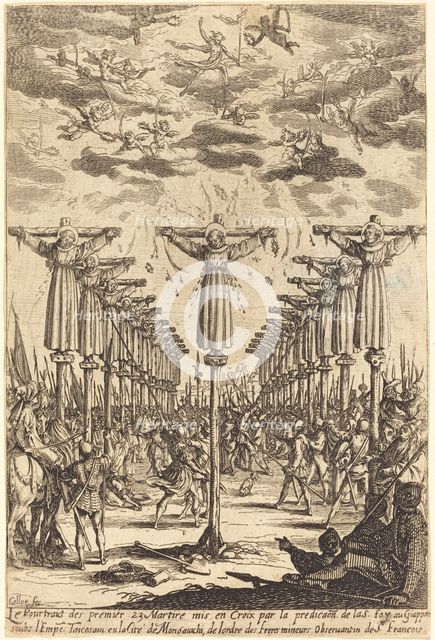 The Martyrs of Japan, c. 1627/1628. Creator: Jacques Callot.