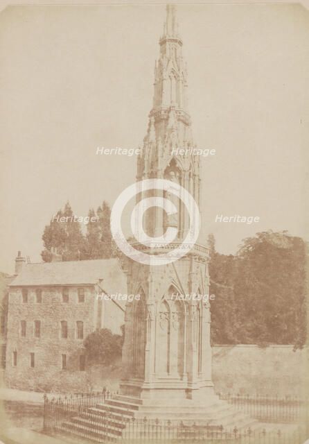 The Martyrs' Monument, September 7 1843. Creator: William Henry Fox Talbot.