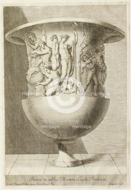 The Martino Longhi vase [?], (1680?).  Creator: Georges Tournier.