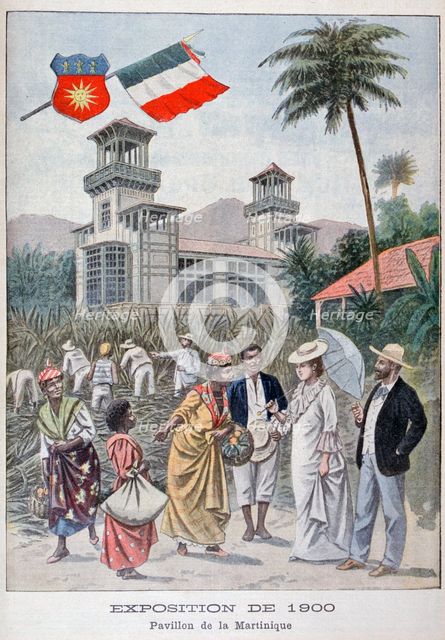 The Martinique pavilion at the Universal Exhibition of 1900, Paris, 1900. Artist: Unknown