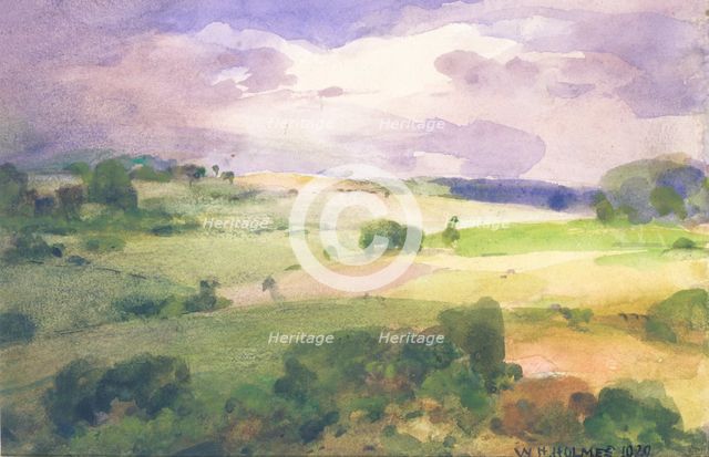 The Maryland Fields, 1929. Creator: William Henry Holmes.