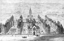 The Marylebone Infirmary, Notting-Hill, opened by the Prince and Princess of Wales, 1881. Creator: Crane