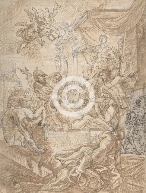 The Maryrdom of Saint Lawrence, early 17th-mid 17th century. Creator: Cornelis Schut I.
