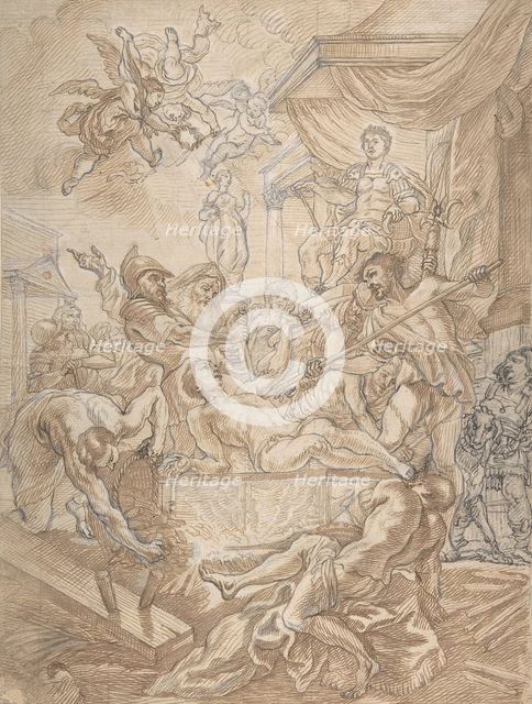 The Maryrdom of Saint Lawrence, early 17th-mid 17th century. Creator: Cornelis Schut I.