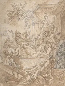The Maryrdom of Saint Lawrence, early 17th-mid 17th century. Creator: Cornelis Schut I