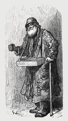 The Match Seller 1872. Creator: Gustave Doré