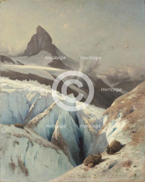 The Matterhorn, 1867. Creator: Loppé, Gabriel (1825-1913).