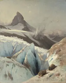 The Matterhorn, 1867. Creator: Loppé, Gabriel (1825-1913)