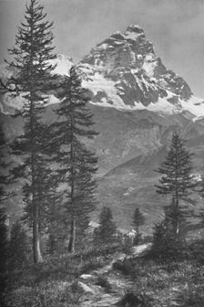 The Matterhorn From the Italian Side, Forest of Brueil 1917. Artist: Donald McLeish