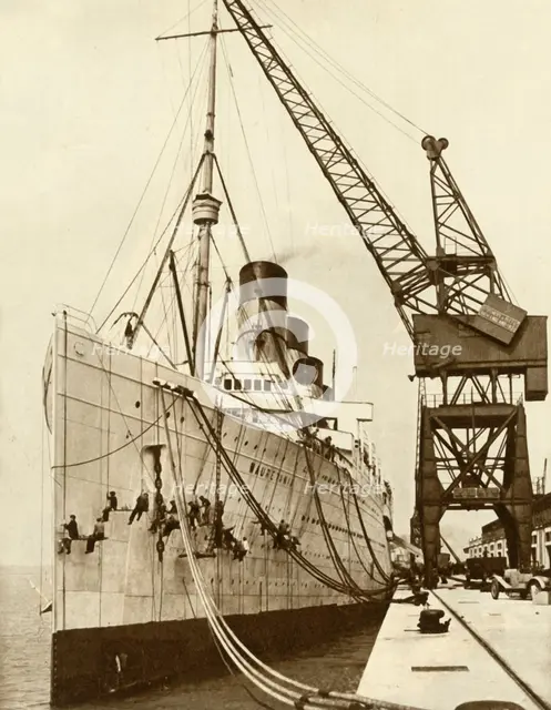 The 'Mauretania', 1922, (1935). Creator: Unknown.