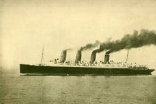 The "Mauretania" (Cunard Line), 30,696 Tons c1930. Creator: Unknown