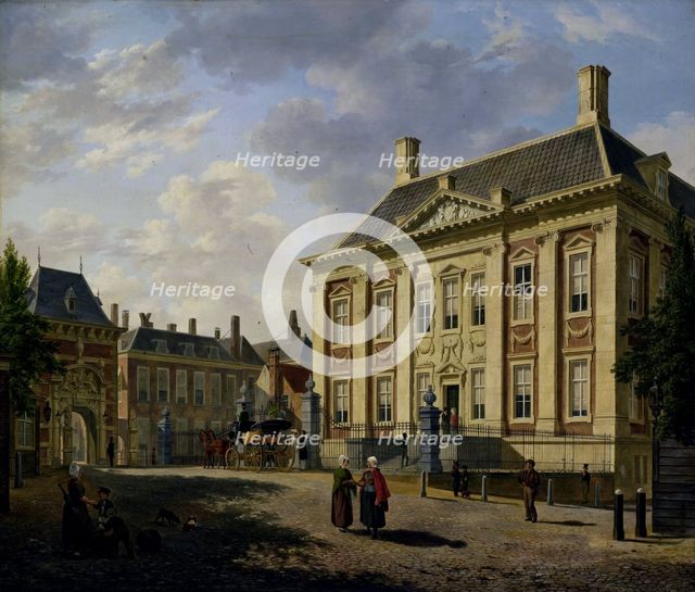 The Mauritshuis in The Hague, 1825. Creator: Bartholomeus Johannes van Hove.