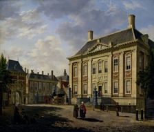 The Mauritshuis in The Hague, 1825. Creator: Bartholomeus Johannes van Hove