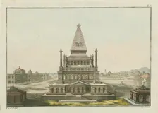The Mausoleum at Halicarnassus, 1801. Creator: Fischer von Erlach, Joseph Emanuel (1693-1742)