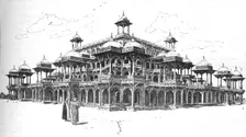 The Mausoleum of Akbar, Agra 1892, (1902). Creator: Joseph Holland Tringham