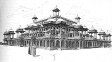 The Mausoleum of Akbar, Agra 1892, (1902). Creator: Joseph Holland Tringham
