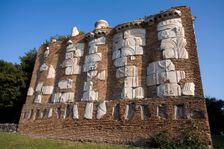 The mausoleum of Consul Messala on the Via Appia, Rome, Italy. Creator: Samuel Magal