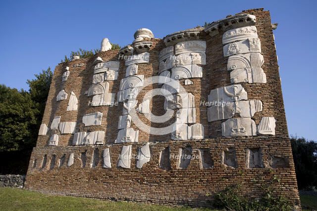 The mausoleum of Consul Messala on the Via Appia, Rome, Italy. Artist: Samuel Magal