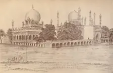 The Mausoleum of Ibrahim Shah, King of Bijapur, at Bijapur 1821, (1936). Creator: Unknown