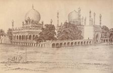 The Mausoleum of Ibrahim Shah, King of Bijapur, at Bijapur 1821, (1936). Creator: Unknown