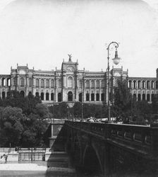 The Maximilianeum, Munich, Germany, c1900.Artist: Wurthle & Sons