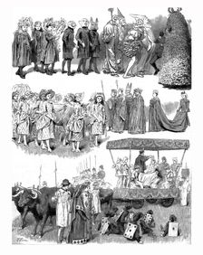'The May-Day Festivities at St.Mary Cray, Kent 1890. Creator: Unknown