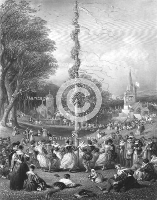 'The May-pole', 1866. Artist: Charles Cousen.