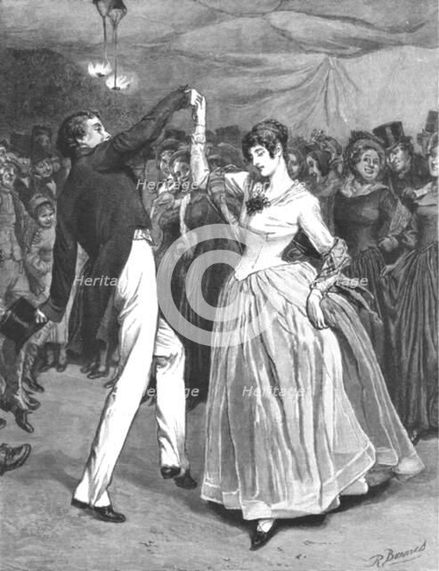 'The Mayor of Casterbridge, by Thomas Hardy. A dance with Elizabeth Jane', 1886.   Creator: Robert Barnes.