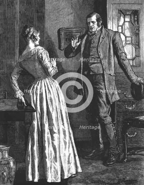 'The Mayor of Casterbridge, by Thomas Hardy. "I have done wrong in coming to ee"', 1886.  Creator: Robert Barnes.